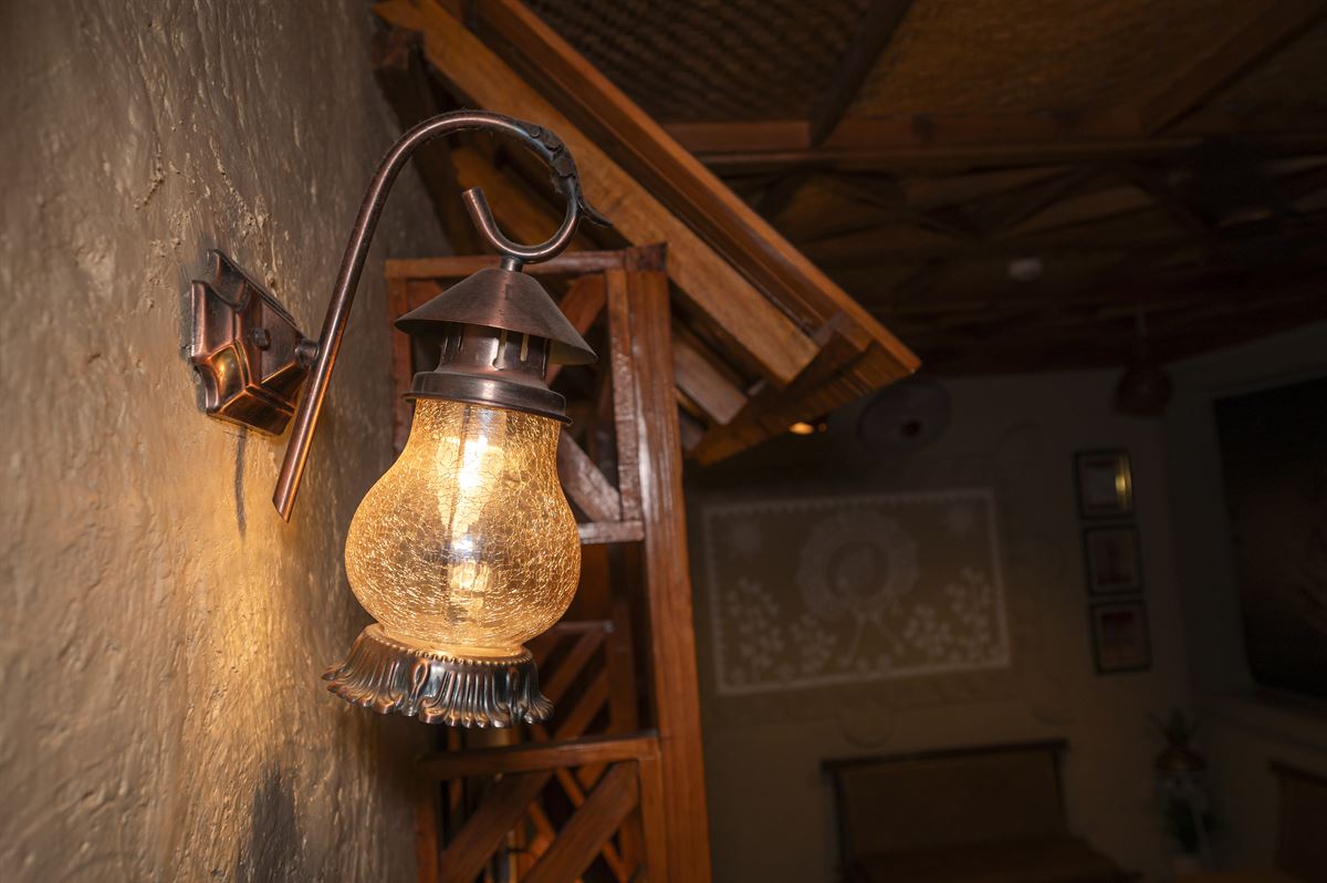 Kutir interior detail - traditional decor element